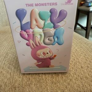 POP MART Labubu The Monsters Lazy Yoga Kids Accessory - Pink and Purple